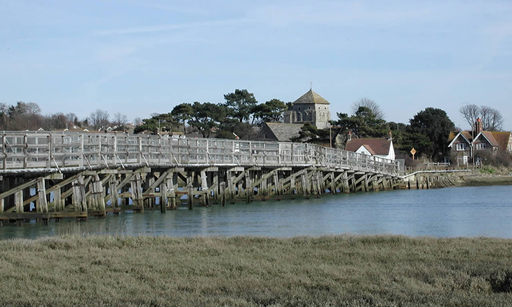 Old Shoreham Toll Bridge - from the south west