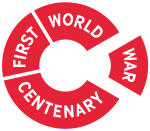 First World War Centenary - WW1 (150x131px - red)