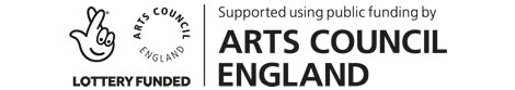 Lottery Funded - Arts Council England (small banner logo)