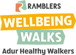 Ramblers Wellbeing Walks Logo - Adur Healthy Walkers