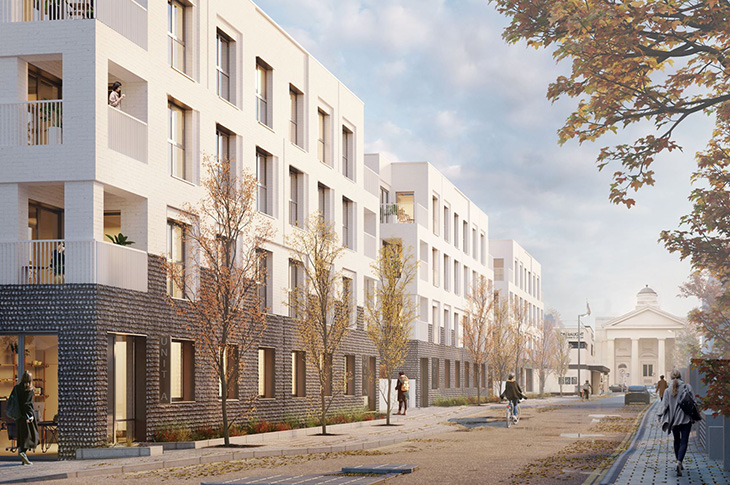 PR23-168+24-034 - Union Place proposals, Worthing - view along street