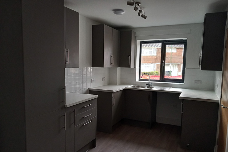 PR24-029 - The kitchen in one of the new council homes completed in Sompting