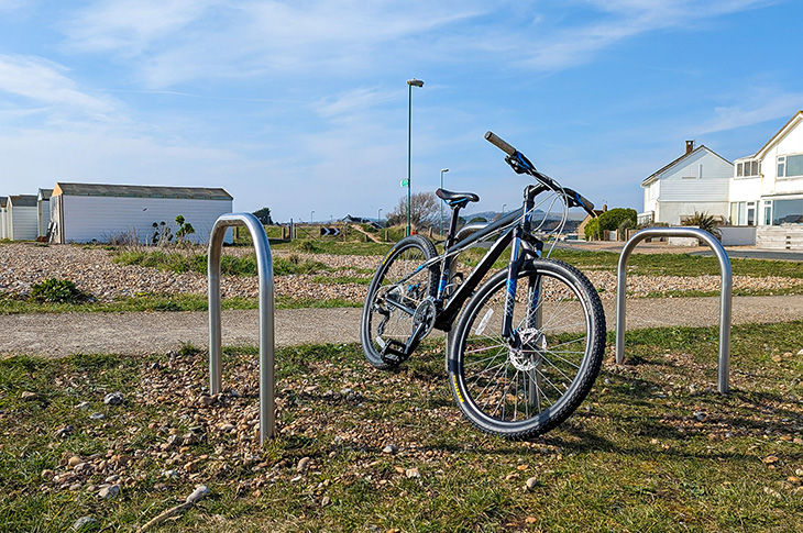 PR24-043 - One of the new bike racks near Shoreham Beach Green