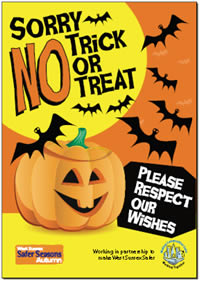 Trick or treat - no thank you