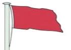 Beach flag - red flag