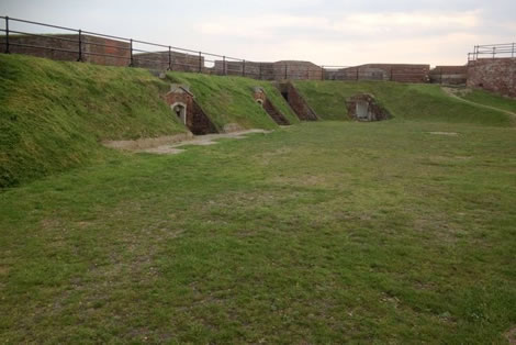 Shoreham Fort parade ground