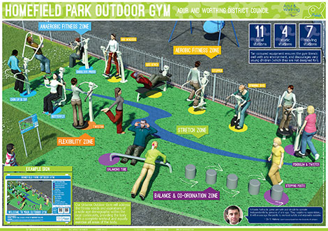 Homefield Park Outdoor Fitness Equipment