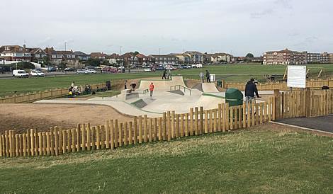 PR17-099 - Lancing's new skatepark facility in Beach Green