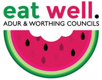 Eat Well - Adur & Worthing logo