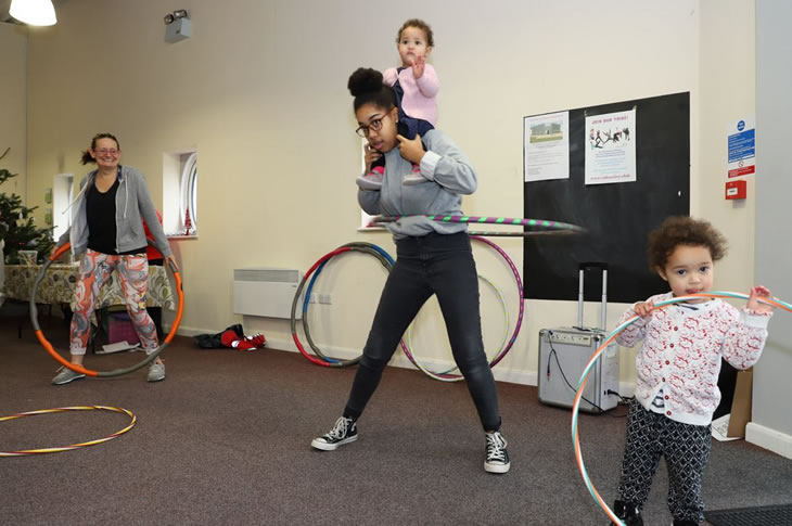 PR18-228 - Hula hooping with youngsters - Photo credit - Paul Mansfield