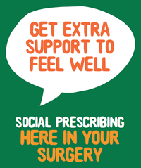 Get extra support to feel well - social prescribing here in your surgery