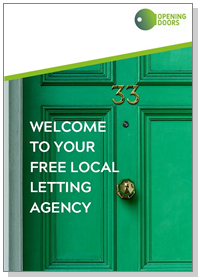 Opening Doors Letting Agency - brochure cover