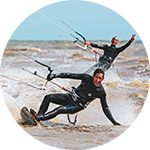 Kitesurfing