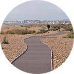 Shoreham Beach boardwalk