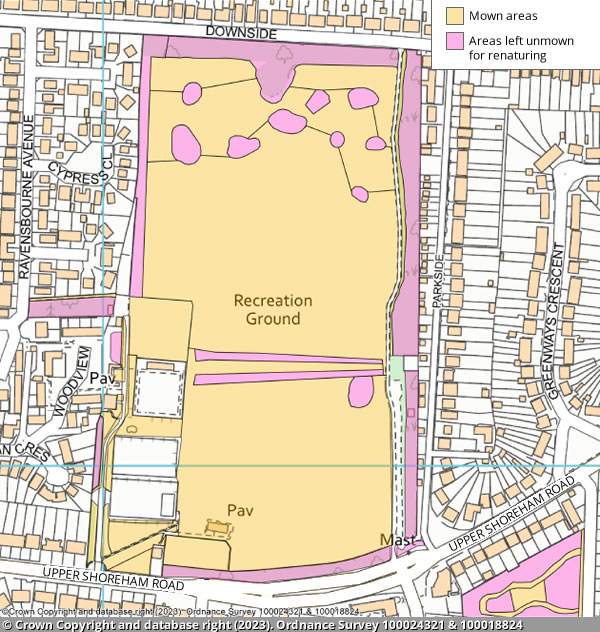 Buckingham Park map (2023)