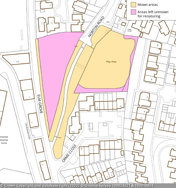Elm Grove Open Space map