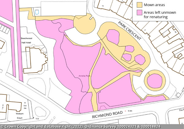 Amelia Park map