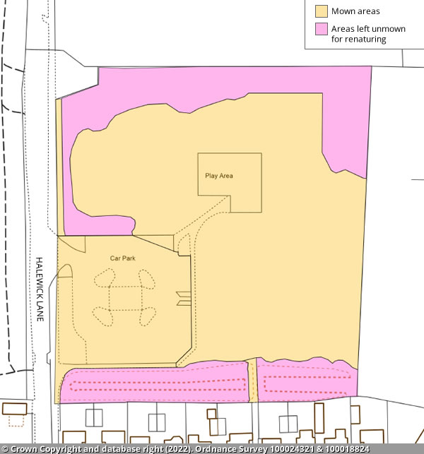 Halewick Park map