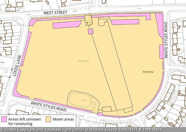 Sompting Recreation Ground map