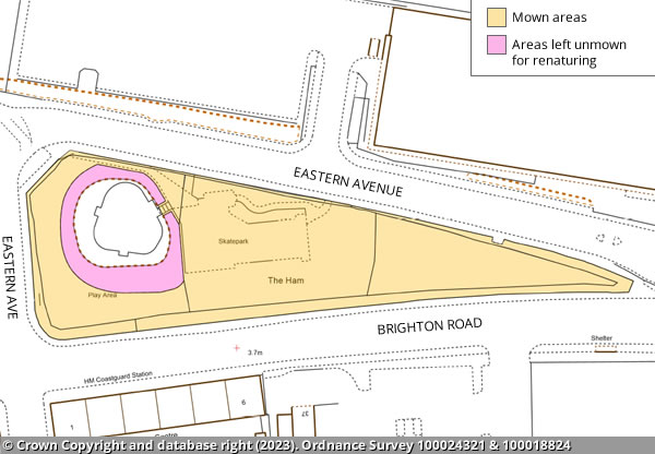 The Ham Skatepark map