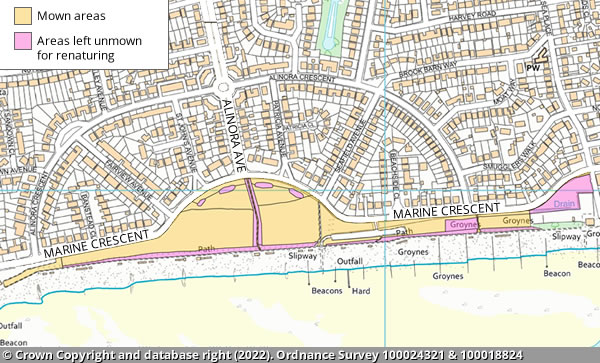 Marine Crescent map