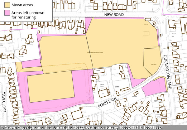 Pond Lane map