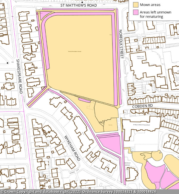 Victoria Park map