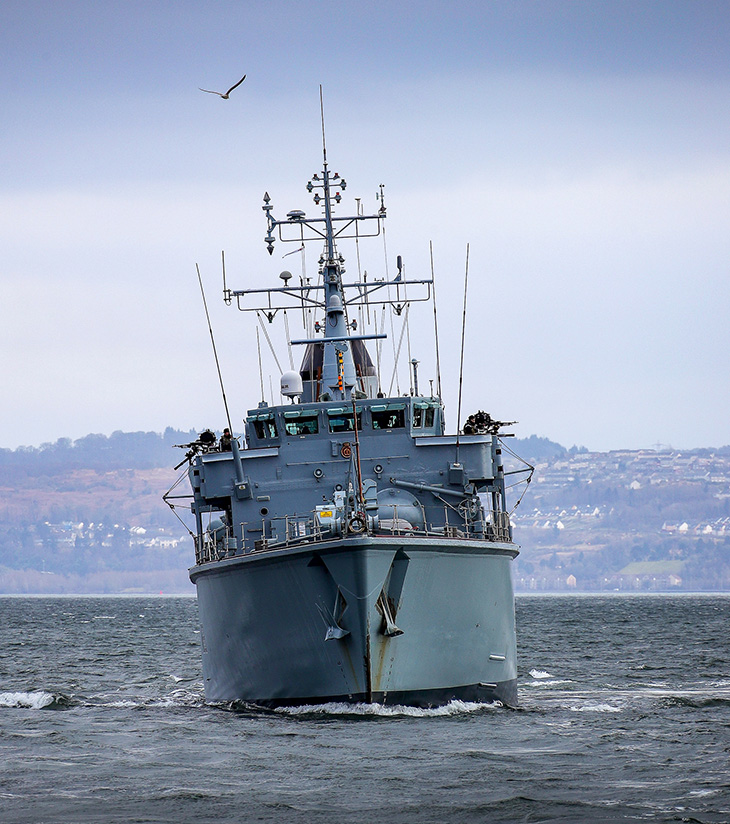 PR22-088 - HMS Shoreham at sea (Credit and copyright - Royal Navy)