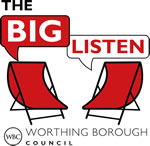 The Big Listen logo (red 150px)