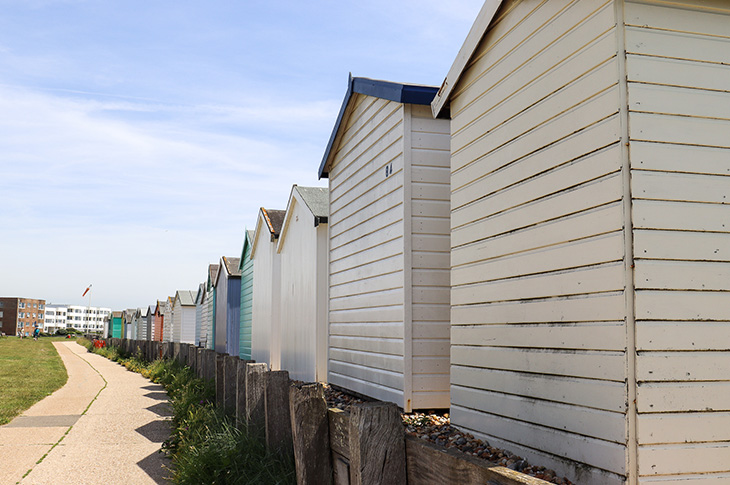 Lancing beach huts