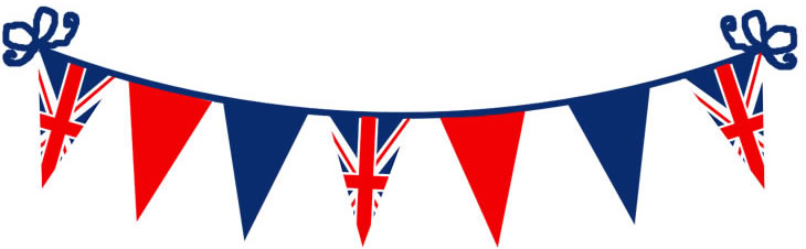 Union Jack flag bunting (Pixabay - 159064)