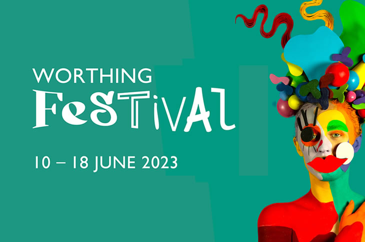 Worthing Festival 2023 logo (banner)