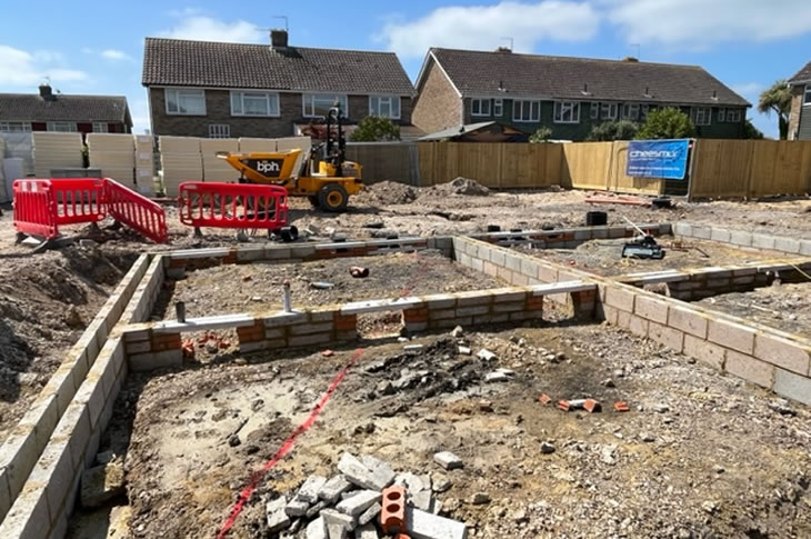 St Giles Close, Shoreham-by-Sea - progress on site - May 2023 (2)