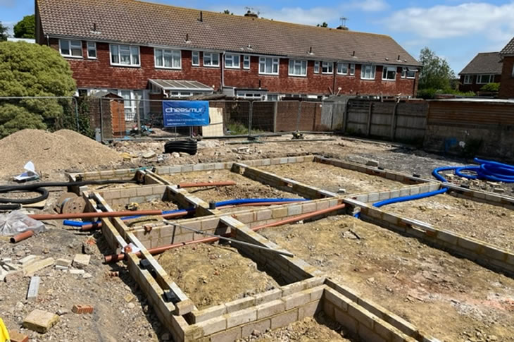 St Giles Close, Shoreham-by-Sea - progress on site - May 2023 (3)