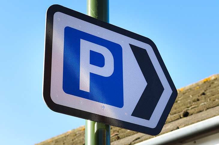 Parking sign