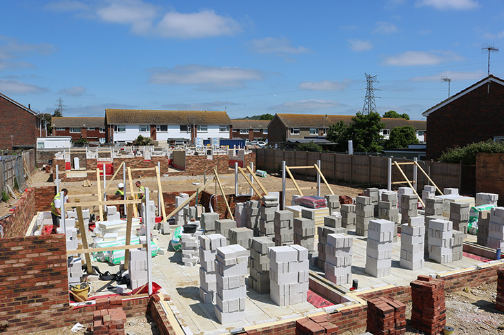 Sylvan Road, Sompting - progress on site - June 2023