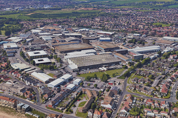 PR23-088 - Aerial view of Lancing Business Park