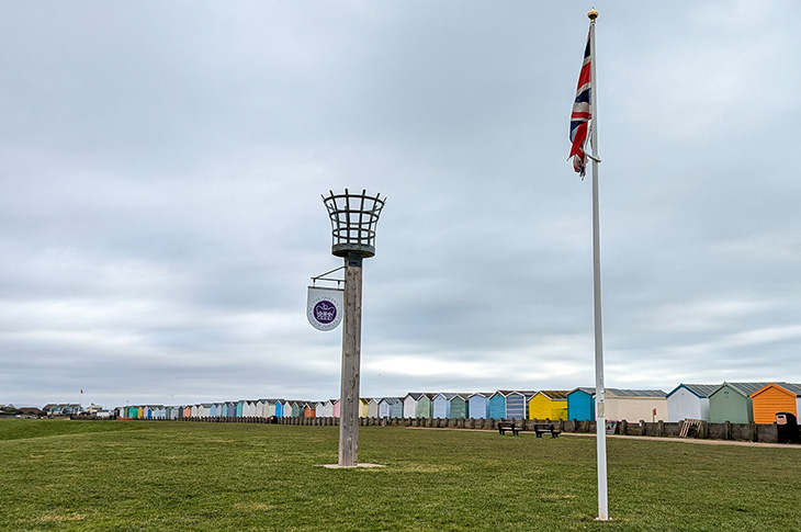 The Beacon on Lancing Beach Green, near The Perch