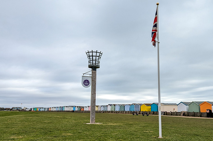 The Beacon on Lancing Beach Green, near The Perch cafe (credit Google Street view)