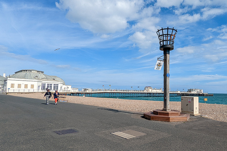 The Beacon on the promenade on Worthing seafront near the pier  (credit Google Street view)