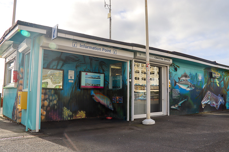 Coastal Office, Worthing - Visitor Information point (and Kelp Forest Mural)