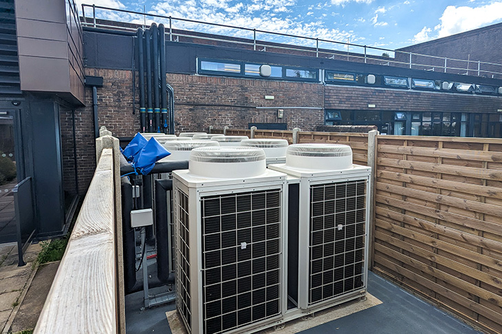 PR23-115 - The air source heat pumps which are estimated to help cut the Shoreham Centre's carbon emissions by 25 tonnes
