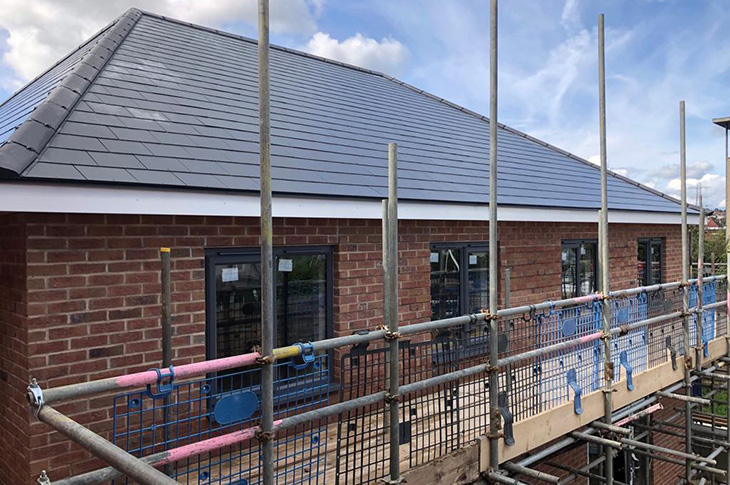 Gardner Road, Fishersgate - progress on site (roof on and windows in) - September 2023 (3)