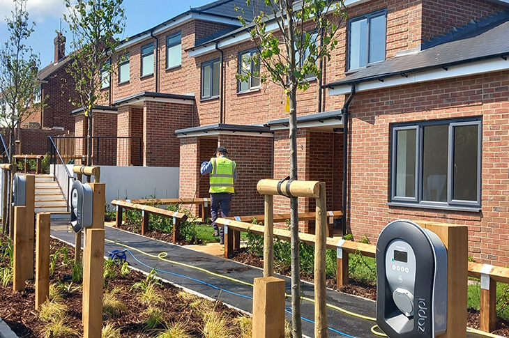 May 2024 - The new homes in Wilds Row, Shoreham