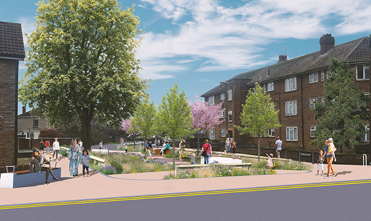 North Farm Road - proposed layout