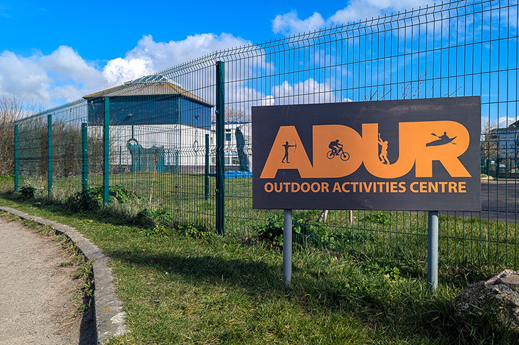 Adur Outdoor Activity Centre (AOAC) - sign