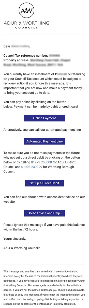 Council Tax - information and how to pay