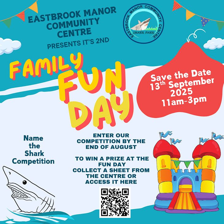 Eastbrook Family Fun Day advert - 13th September 2025