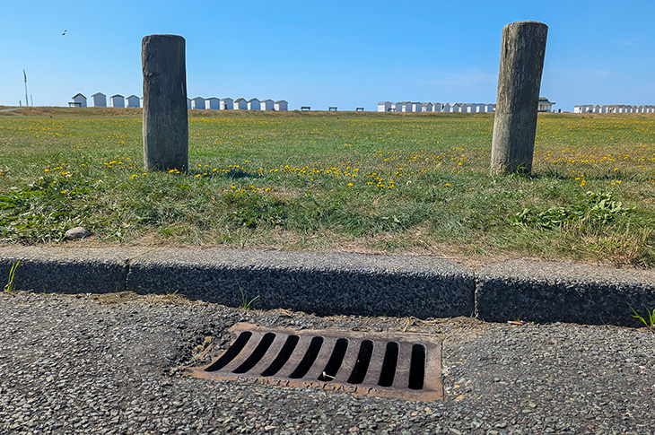PR25-056 - A surface drain along Marine Crescent in Goring