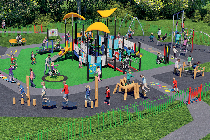 Homefield Park playground - the proposed design (Eibe Play Ltd) (PR image)